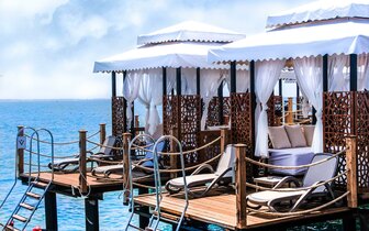 Von Resort Golden Coast - privátne pavilóny na móle - letecký zájazd CK Turancar - Turecko, Colakli