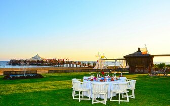 Von Resort Golden Coast - pláž - letecký zájazd CK Turancar - Turecko, Colakli