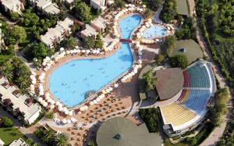 Vonresort Golden Beach - bazén - letecký zájazd CK Turancar - Turecko, Colakli