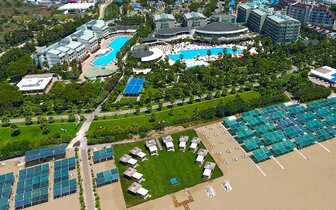 Vonresort Elite - pláž - letecký zájazd CK Turancar - Turecko, Colakli