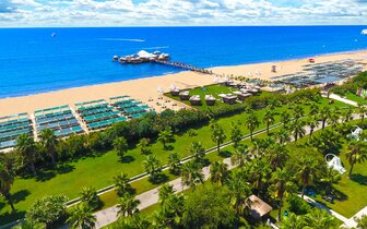 Von Resort Elite - pláž - letecký zájazd CK Turancar - Turecko, Colakli