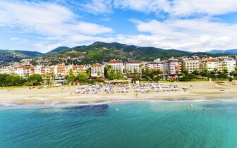 Eftalia Downtown Hotel - pláž - letecký zájazd CK Turancar - Turecko, Alanya