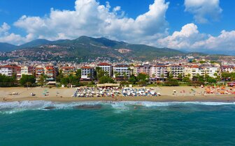 Eftalia Downtown Hotel - pláž - letecký zájazd CK Turancar - Turecko, Alanya