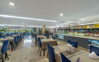 Orfeus Park Hotel - hlavná reštaurácia - letecký zájazd CK Turancar - Turecko, Colakli