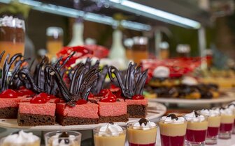 Orfeus Park Hotel - bufetové stoly - letecký zájazd CK Turancar - Turecko, Colakli