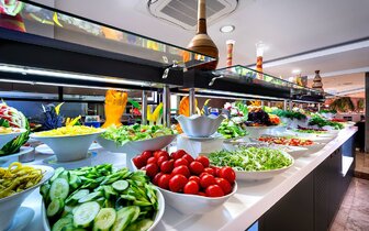 Orfeus Park Hotel - bufetové stoly - letecký zájazd CK Turancar - Turecko, Colakli