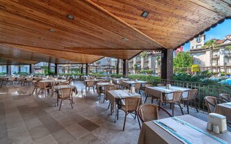 Orfeus Park Hotel - hlavná reštaurácia - letecký zájazd CK Turancar - Turecko, Colakli