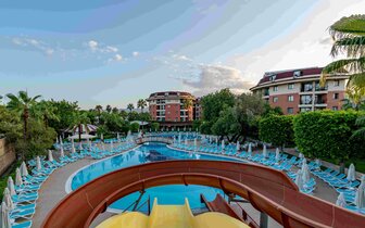 Palmeras Beach Hotel - bazén - letecký zájazd CK Turancar - Turecko, Konakli