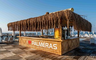 Palmeras Beach Hotel - plážové mólo - letecký zájazd CK Turancar - Turecko, Konakli