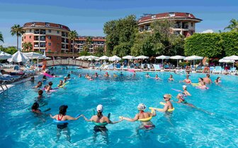 Palmeras Beach Hotel - bazén - letecký zájazd CK Turancar - Turecko, Konakli