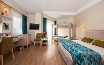 Side Star Park - rodinná izba s poschodovou posteľou - letecký zájazd CK Turancar - Turecko, Side