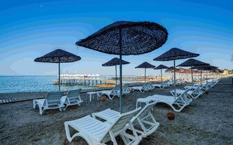 Club Dizalya Hotel - pláž - letecký zájazd CK Turancar - Turecko, Konakli
