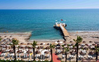 Club Dizalya Hotel - pláž - letecký zájazd CK Turancar - Turecko, Konakli