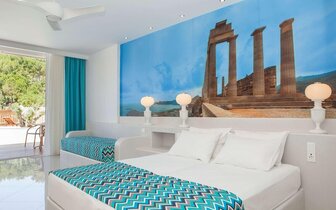 Hotel Esperos Village Blue - summer style room so zdieľaným bazénom -  letecký zájazd CK Turancar - Faliraki, Rodos Hotel Esperos Village Blue - summer style room so zdieľaným bazénom -  letecký zájazd CK Turancar - Faliraki, Rodos