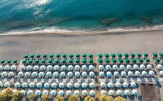 Hotel Esperos Palace - pláž - letecký zájazd CK Turancar - Faliraki, Rodos Hotel Esperos Palace - pláž - letecký zájazd CK Turancar - Faliraki, Rodos