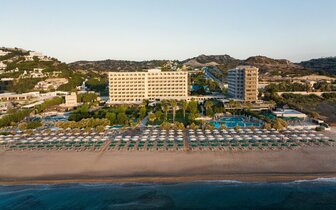 Hotel Esperos Palace - pláž - letecký zájazd CK Turancar - Faliraki, Rodos Hotel Esperos Palace - pláž - letecký zájazd CK Turancar - Faliraki, Rodos