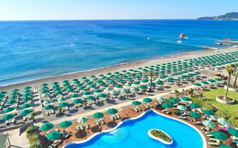Hotel Esperos Mare - pláž - letecký zájazd CK Turancar - Faliraki, Rodos Hotel Esperos Mare - pláž - letecký zájazd CK Turancar - Faliraki, Rodos