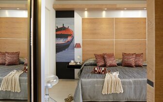 Hotel Esperos Mare - rodinná izba s bočným výhľadom na more - letecký zájazd CK Turancar - Faliraki, Rodos Hotel Esperos Mare - rodinná izba s bočným výhľadom na more - letecký zájazd CK Turancar - Faliraki, Rodos