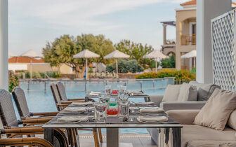 Hotel Lindos Imperial Resort and Spa - reštaurácia - letecký zájazd CK Turancar - Kiotari, Rodos