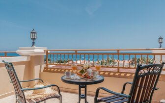 Hotel Lindos Imperial Resort and Spa - terasa s výhľadom - letecký zájazd CK Turancar - Kiotari, Rodos