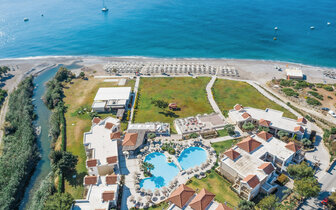 Hotel Lindos Imperial Resort and Spa - pohľad  na pláž - letecký zájazd CK Turancar - Kiotari, Rodos