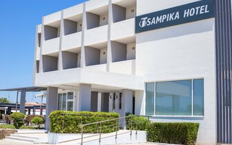 Hotel Tsampika - vchod do hotela - letecký zájazd CK Turancar - Faliraki, Rodos Hotel Tsampika - vchod do hotela - letecký zájazd CK Turancar - Faliraki, Rodos