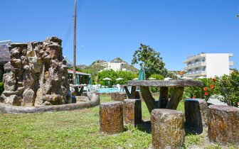 Hotel Tsampika - záhrada - letecký zájazd CK Turancar - Faliraki, Rodos Hotel Tsampika - záhrada - letecký zájazd CK Turancar - Faliraki, Rodos