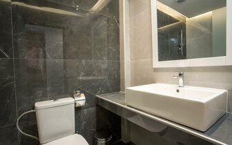Hotel Tsampika - kúpelňa - letecký zájazd CK Turancar - Faliraki, Rodos Hotel Tsampika - kúpelňa - letecký zájazd CK Turancar - Faliraki, Rodos