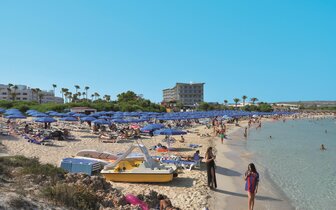 Dome Beach – pláž – letecký zájazd CK Turancar – Cyprus, Aya Napa