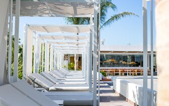 Hotel Orion - pool bar - letecký zájazd CK Turancar (Rodos, Faliraki)