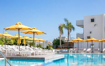 Hotel Esperos Palace - pláž - letecký zájazd CK Turancar (Rodos, Faliraki)