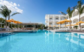 Hotel Orion - bazén - letecký zájazd CK Turancar (Rodos, Faliraki)