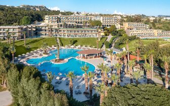 Hotel Kresten Palace - letecký pohľad - letecký zájazd CK Turancar - Faliraki, Rodos