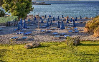 Hotel Kresten Palace - pláž - letecký zájazd CK Turancar - Faliraki, Rodos