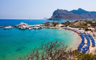 Hotel Rose - pláž - letecký zájazd CK Turancar - Kallithea, Rodos