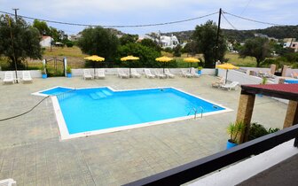 Butterfly studios - bazén - letecký zájazd CK Turancar - Faliraki, Rodos Butterfly studios - bazén - letecký zájazd CK Turancar - Faliraki, Rodos