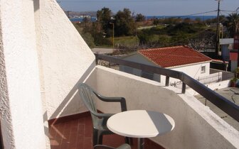 Butterfly studios - balkón - letecký zájazd CK Turancar - Faliraki, Rodos Butterfly studios - balkón - letecký zájazd CK Turancar - Faliraki, Rodos