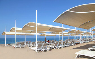 Diamond Premium Hotel & Spa - pláž - letecký zájazd CK Turancar - Turecko, Titreyengöl 