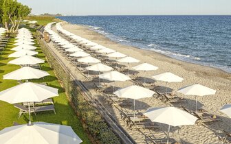 Neptune Luxury Resort - pláž - letecky zájazd CK Turancar - Mastichari, Kos