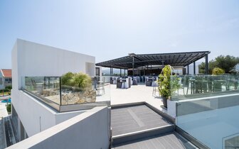 K.Illios Resort - terasa - letecky zájazd CK Turancar - Tigaki, Kos