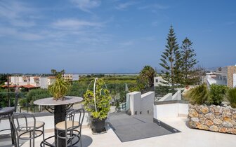 K.Illios Resort - terasa - letecky zájazd CK Turancar - Tigaki, Kos