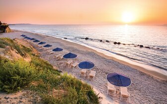 Kouros Palace hotel -  pláž - letecky zájazd CK Turancar - Kos, Mastichari