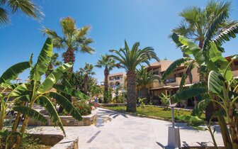 Kouros Palace hotel - záhrada - letecky zájazd CK Turancar - Kos, Mastichari