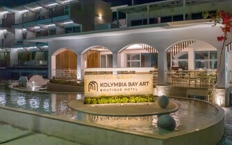 Hotel Kolymbia Bay Art - vchod do hotela - letecký zájazd CK Turancar - Kolymbia, Rodos