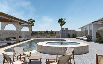 Hotel Kolymbia Bay Art - bazén - letecký zájazd CK Turancar - Kolymbia, Rodos