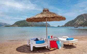 Marti La Perla - pláž - letecký zájazd CK Turancar - Turecko, Marmaris