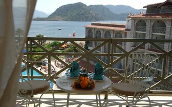 Marti La Perla - izba štandard s výhľadom na more - letecký zájazd CK Turancar - Turecko, Marmaris
