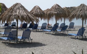 Avra Palm Hotel - pláž- letecký zájazd CK Turancar - Kréta, Koutsounari