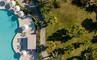 Grecotel Lux Me Kos - pohľad na záhradu a bazén - letecky zájazd CK Turancar - Psalidi, Kos