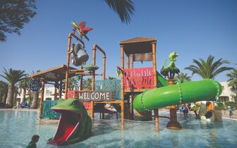 Akti Coast Club - detský bazén so šmýkalkami - letecky zájazd CK Turancar - Marmari, Kos